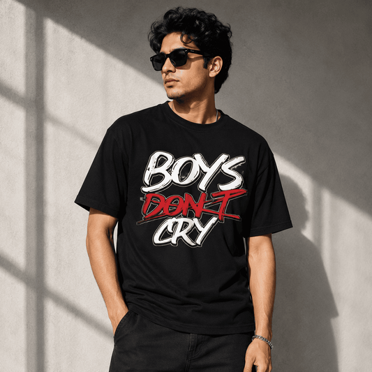 Boys Don't Cry Regular Fit Cotton T-Shirt