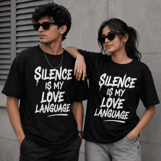 My Love Language Regular Fit Cotton T-Shirt