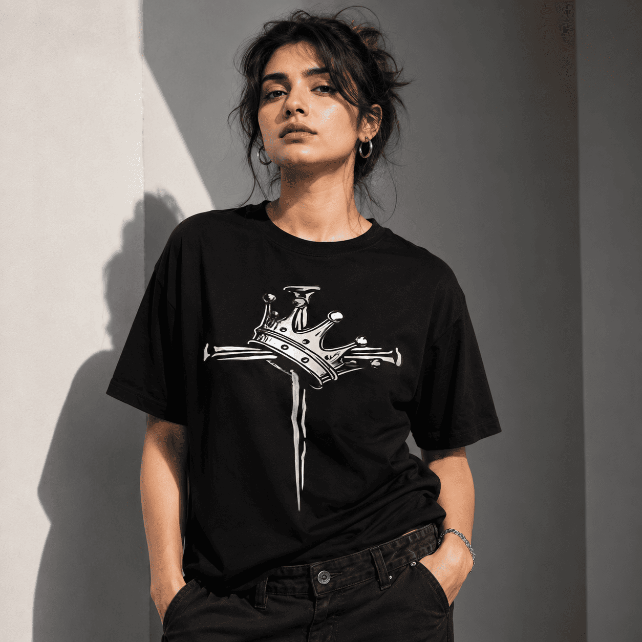 Crown Regular Fit Cotton T-Shirt