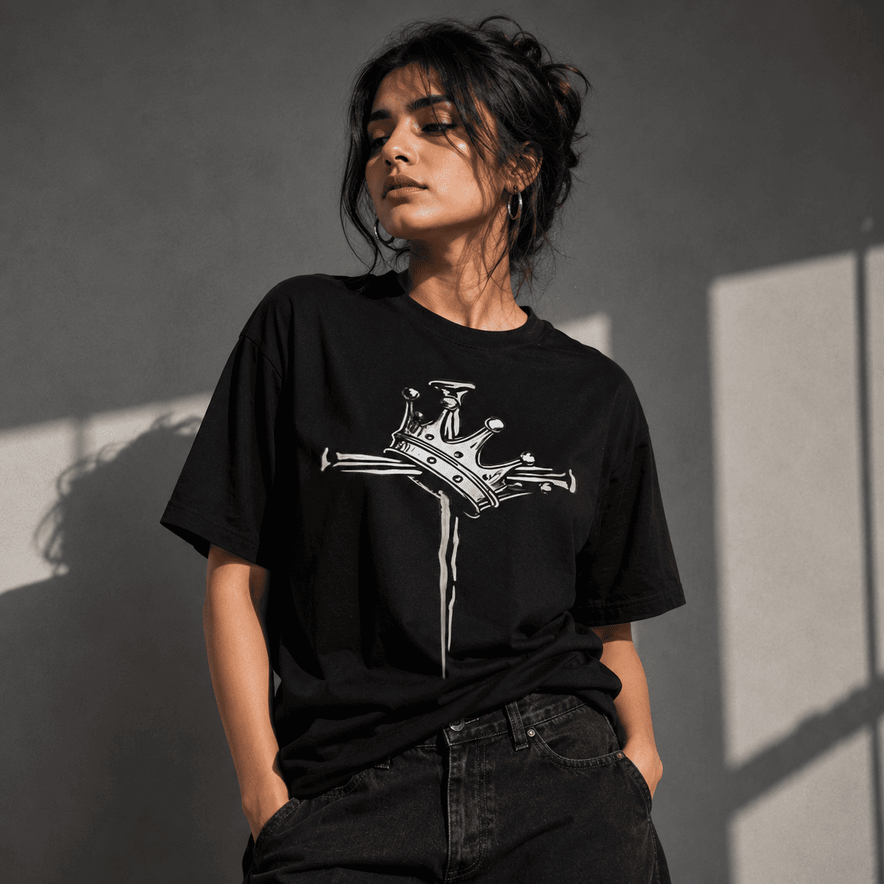 Crown Regular Fit Cotton T-Shirt