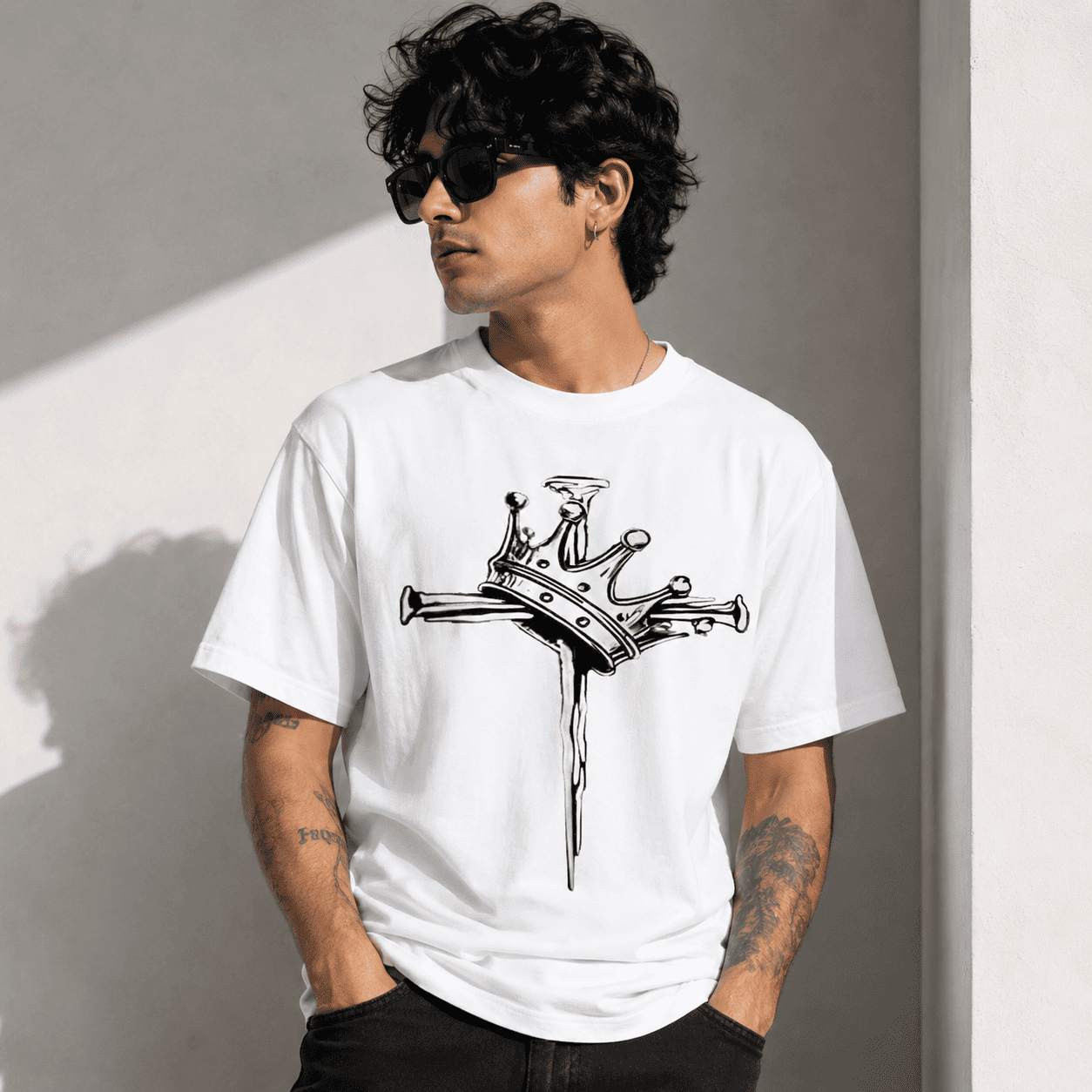 Crown Regular Fit Cotton T-Shirt