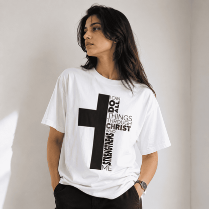 Cross Christ Regular Fit Cotton T-Shirt