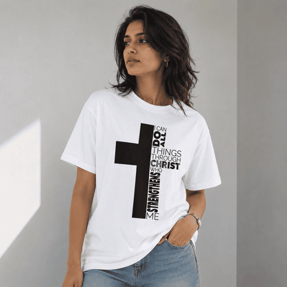 Cross Christ Regular Fit Cotton T-Shirt