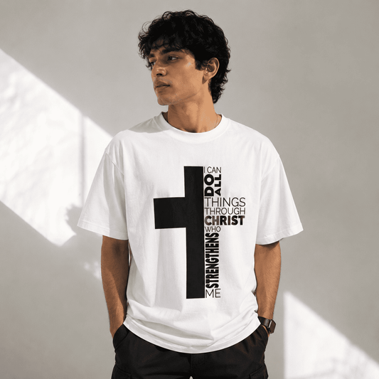 Cross Christ Regular Fit Cotton T-Shirt