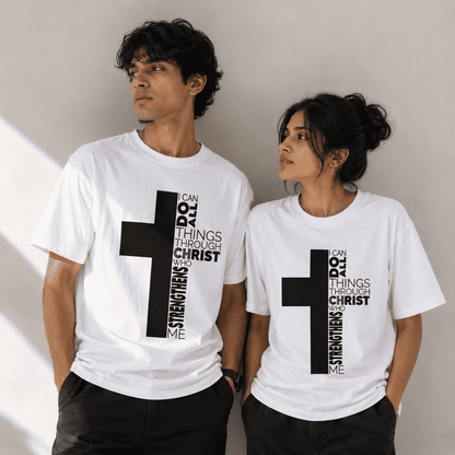 Cross Christ Regular Fit Cotton T-Shirt