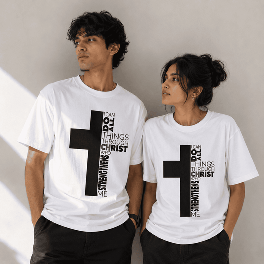 Cross Christ Regular Fit Cotton T-Shirt