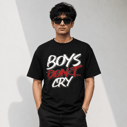 Boys Don't Cry Regular Fit Cotton T-Shirt