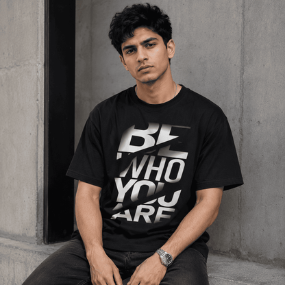 Be Who You Are Regular Fit Cotton T-Shirt