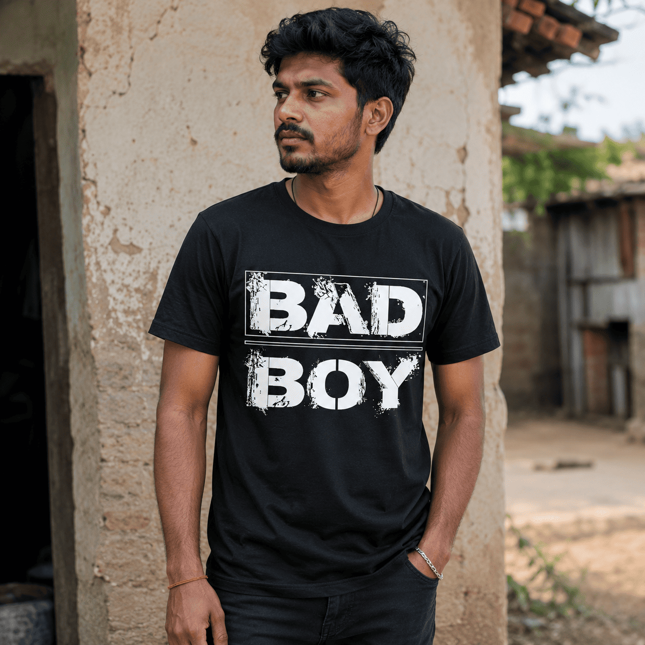 Bad Boy Regular Fit Cotton T-Shirt