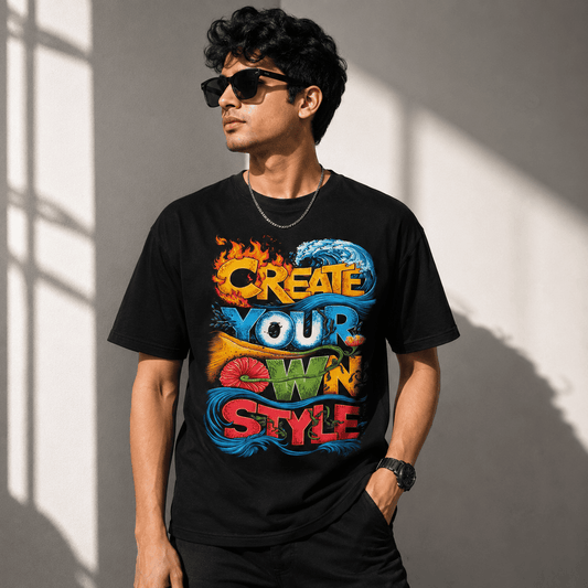 Create Your Own Style Regular Fit Cotton T-Shirt