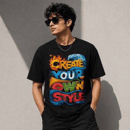 Create Your Own Style Regular Fit Cotton T-Shirt