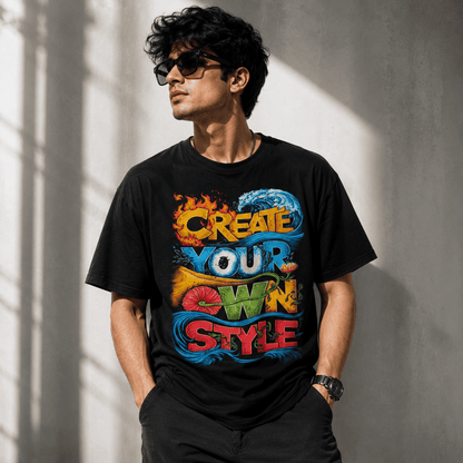Create Your Own Style Regular Fit Cotton T-Shirt