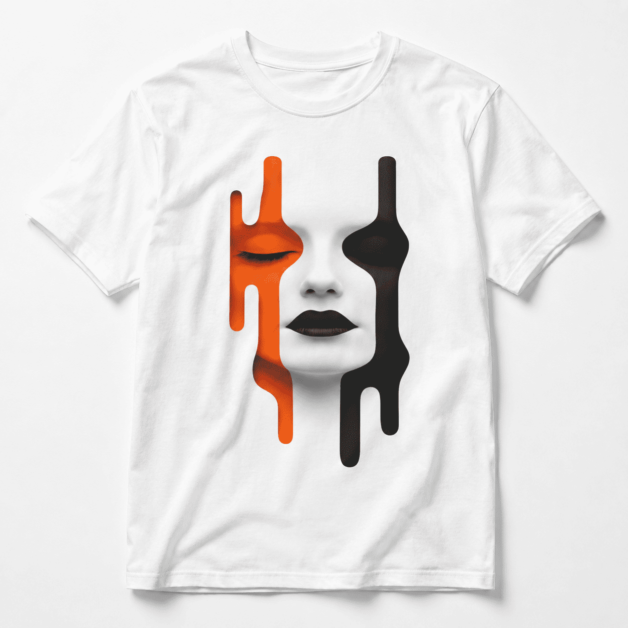 Eye Face Regular Fit Cotton T-Shirt