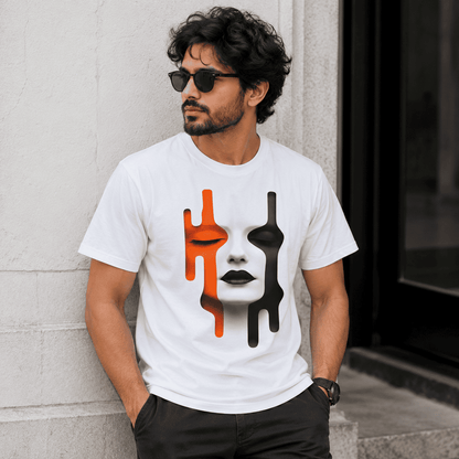 Eye Face Regular Fit Cotton T-Shirt