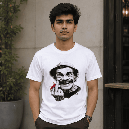 Fearless Rebel Regular Fit Cotton T-Shirt