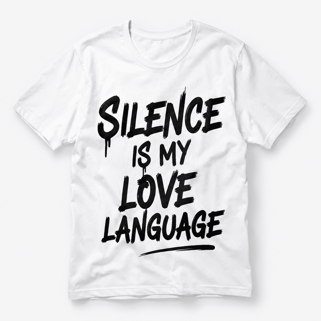 My Love Language Regular Fit Cotton T-Shirt