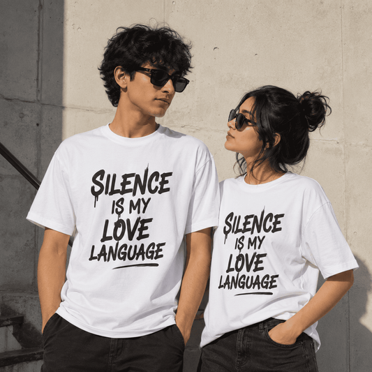 My Love Language Regular Fit Cotton T-Shirt