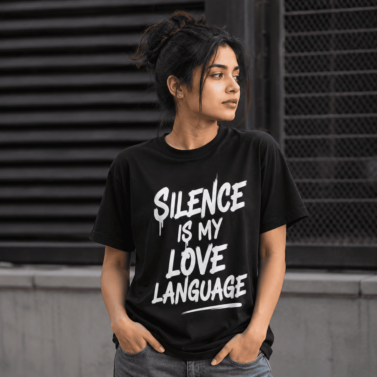 My Love Language Regular Fit Cotton T-Shirt