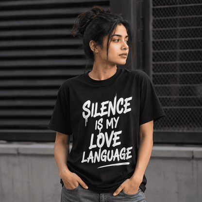 My Love Language Regular Fit Cotton T-Shirt