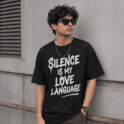 My Love Language Regular Fit Cotton T-Shirt