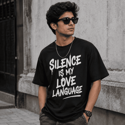 My Love Language Regular Fit Cotton T-Shirt