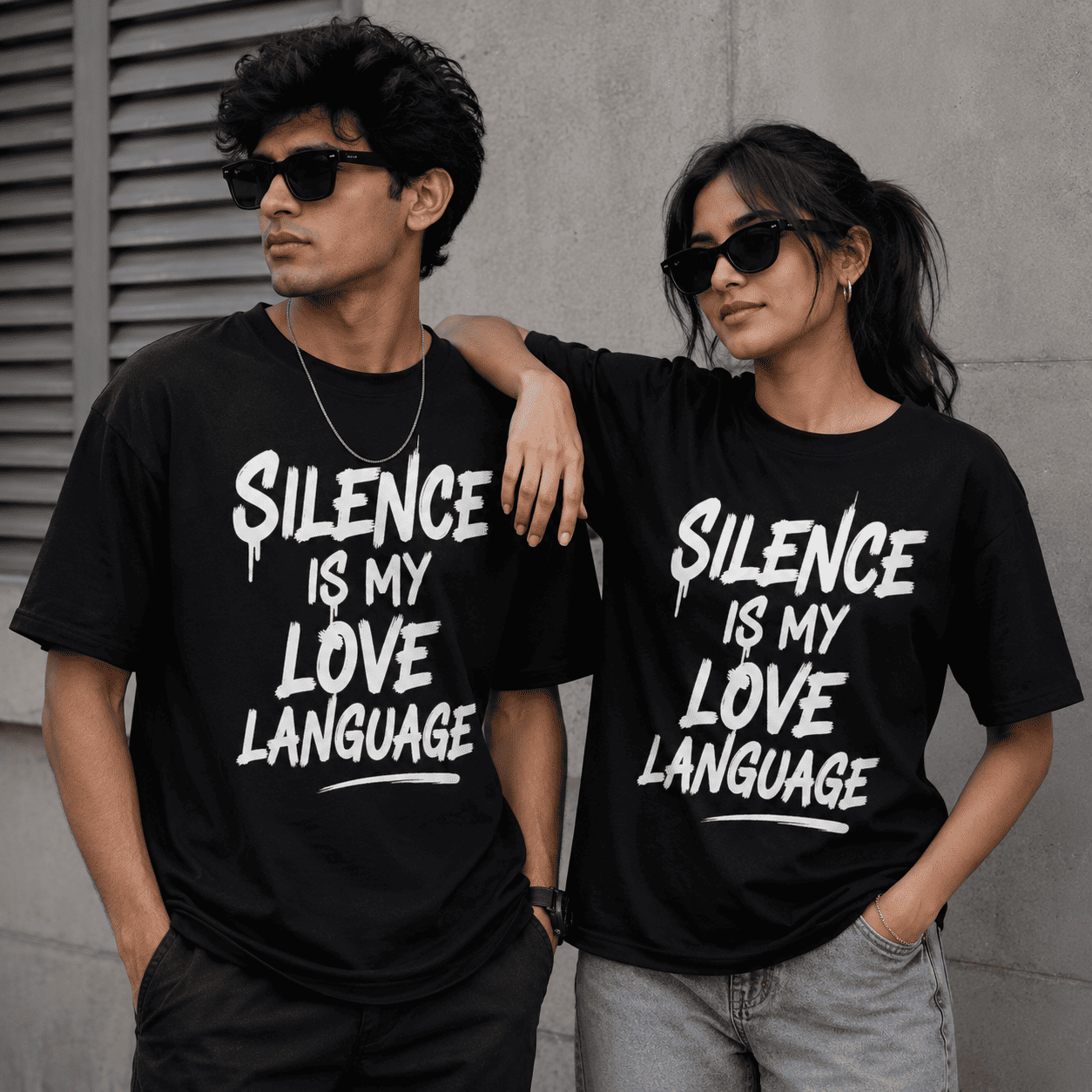My Love Language Regular Fit Cotton T-Shirt