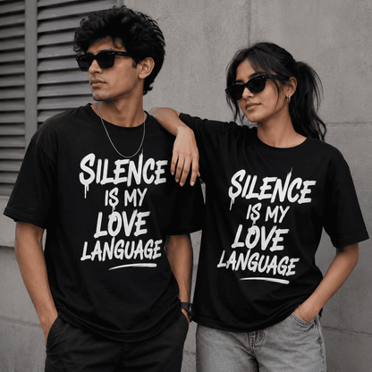 My Love Language Regular Fit Cotton T-Shirt