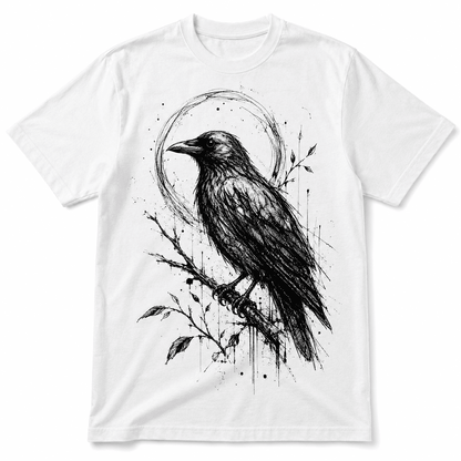 Bird Art Regular Fit Cotton T-Shirt