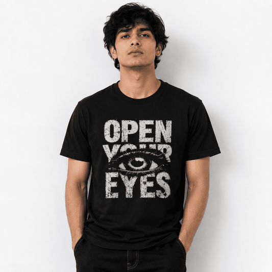 Open Your Eyes Regular Fit T-Shirt