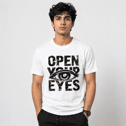 Open Your Eyes Regular Fit T-Shirt