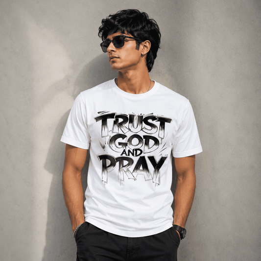 Trust God And Pray Regular Fit T-Shirt