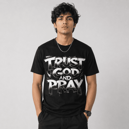 Trust God And Pray Regular Fit T-Shirt