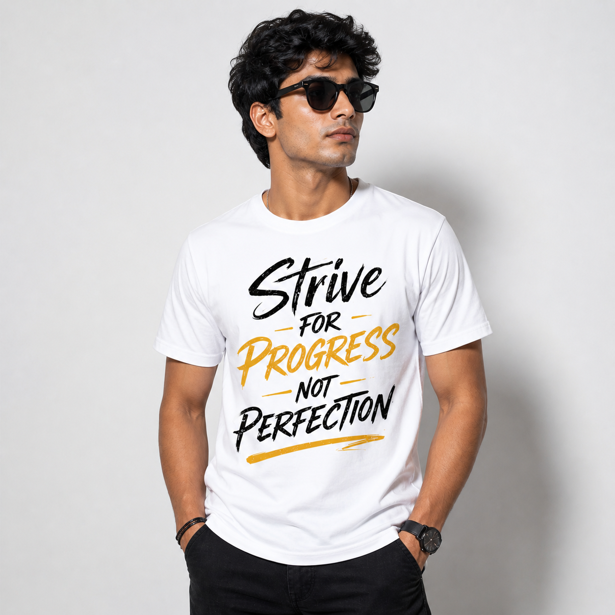 Strive For Progress Not Perfection T-Shirt
