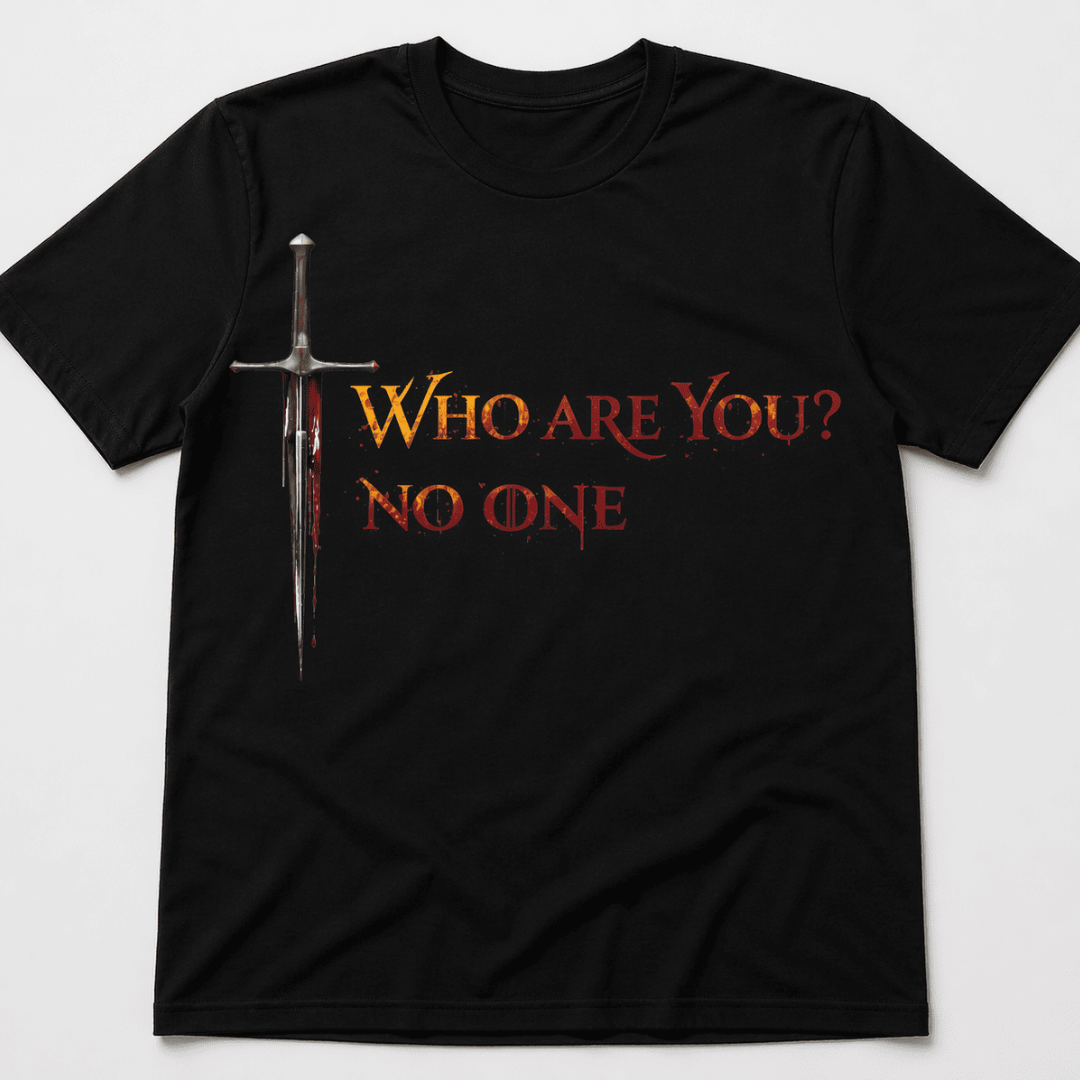 Who Are You? No One T-Shirt